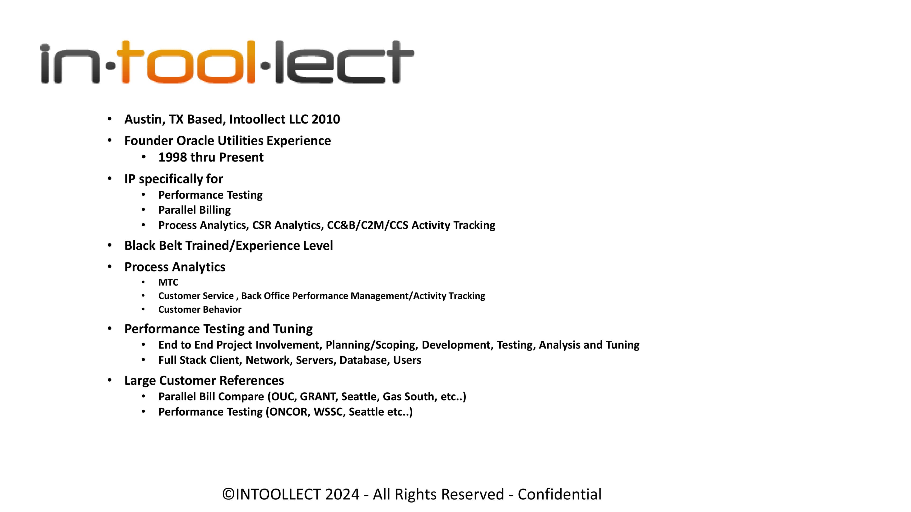 A sample of an onllect resume